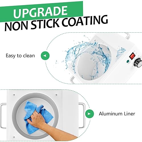 Miniatura 3 de Calentador de cera mejorado para depilación, calentador profesional de 5.5 libras de cera individual antiadherente