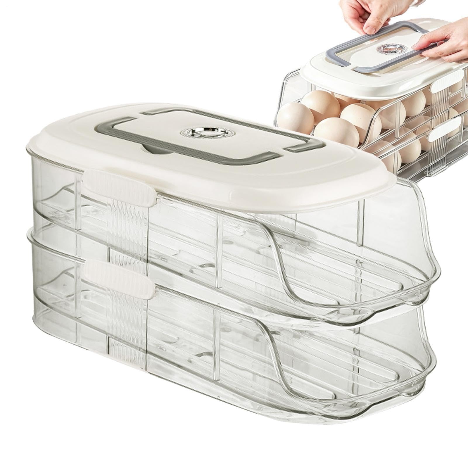Organizador de huevos para cocina y despensa que ahorra espacio