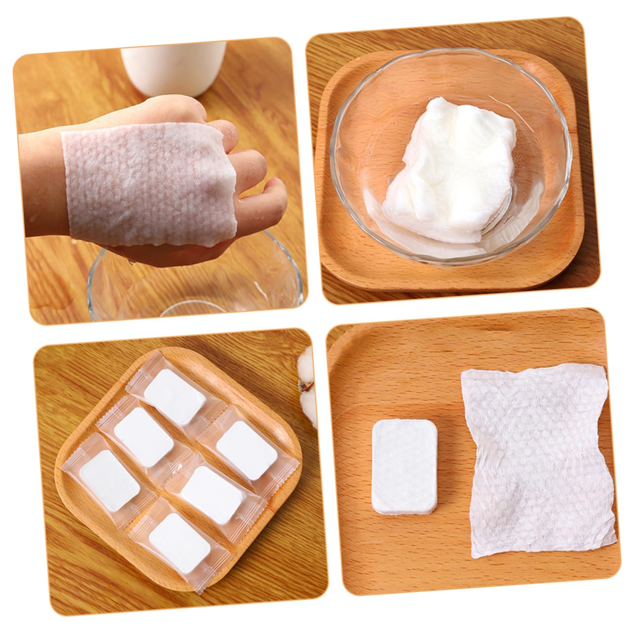 Gatuida Dischetti Struccanti Compressi Viso in Non Morbidi e Spessi per Pulizia Profonda Esfoliazione Delicata e Uso con Tonici e Sieri Confortevoli e Facili da Usare