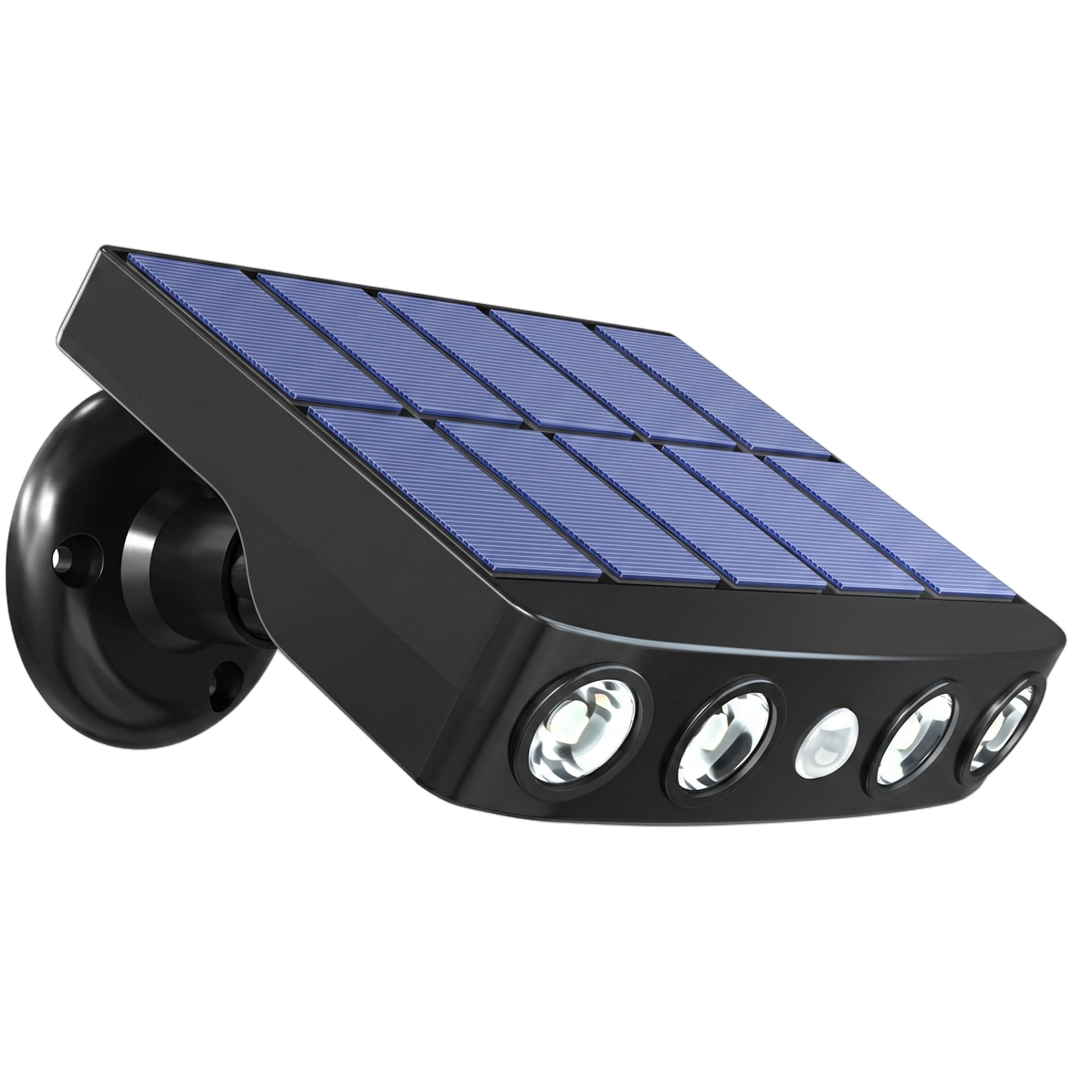 Solar Motion Lights Camera-Like Solar Wall Lights, 3-Mode Waterproof Motion Light for Yard Garden Patio, Black, Wall, Fence Light, Sensor Outdoor