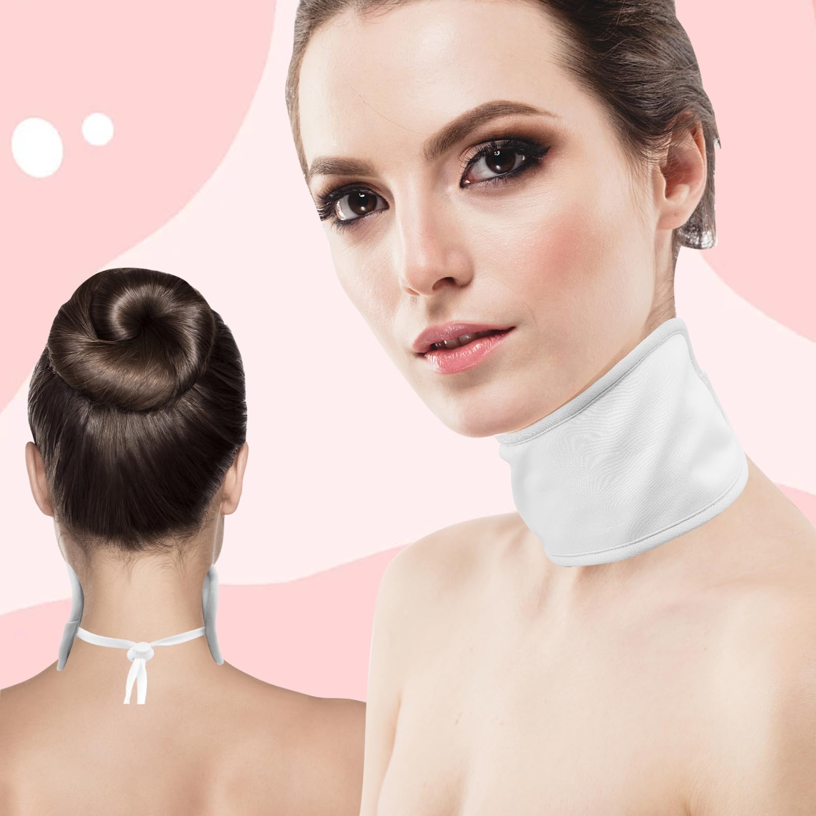 Amazon | オーガニックヒマシ油パック 首用ラップ 2個 調節可能な