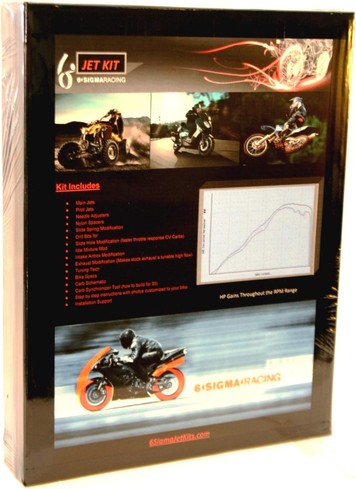 6 Sigma Carb Jet Kit fits Honda NAVi 109 cc Custom Performance Stage 1-3 Carburetor Jetting