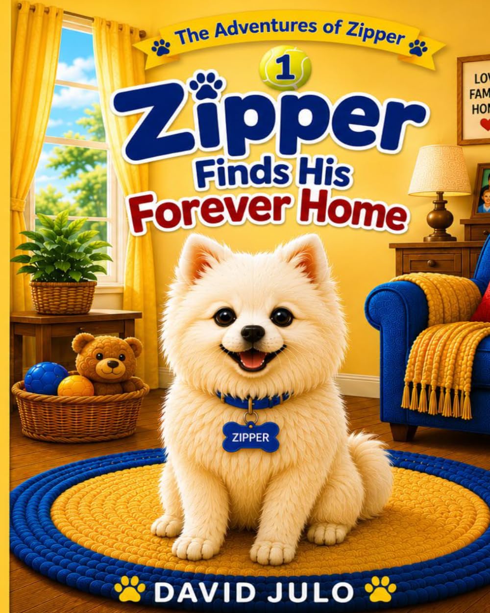 Zipper Finds His Forever Home: Zipper Finds His Forever Home With His Family (Zipper The Little White Fluffy Dog)