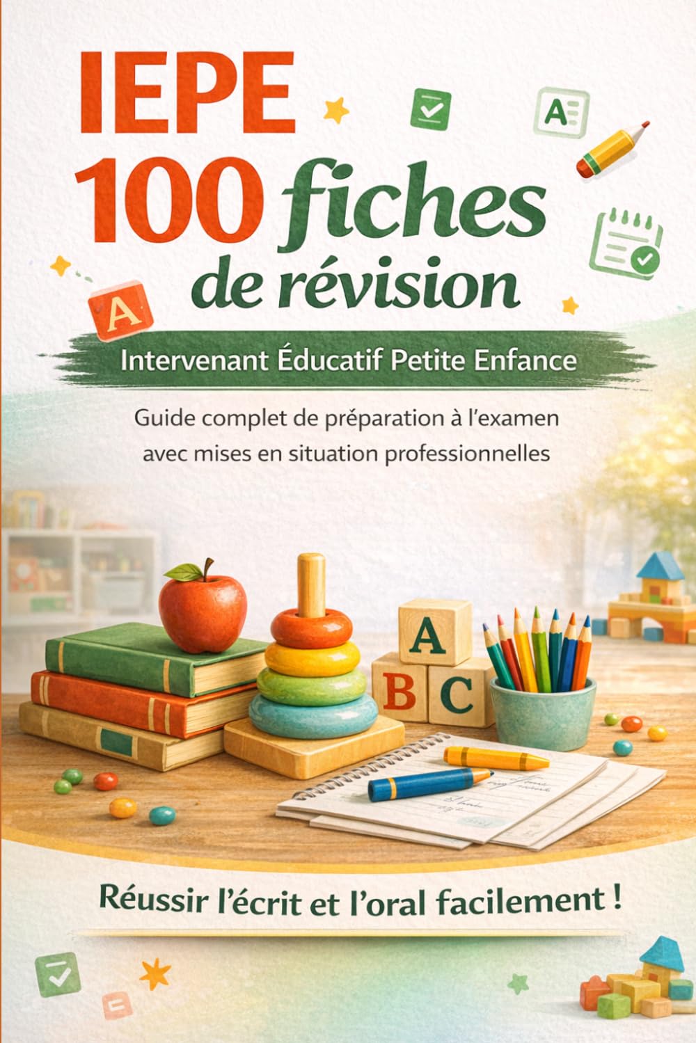 IEPE 100 fiches de révision Intervenant Educatif Petite Enfance: Guide complet de préparation à l'examen avec mises en situation professionnelles