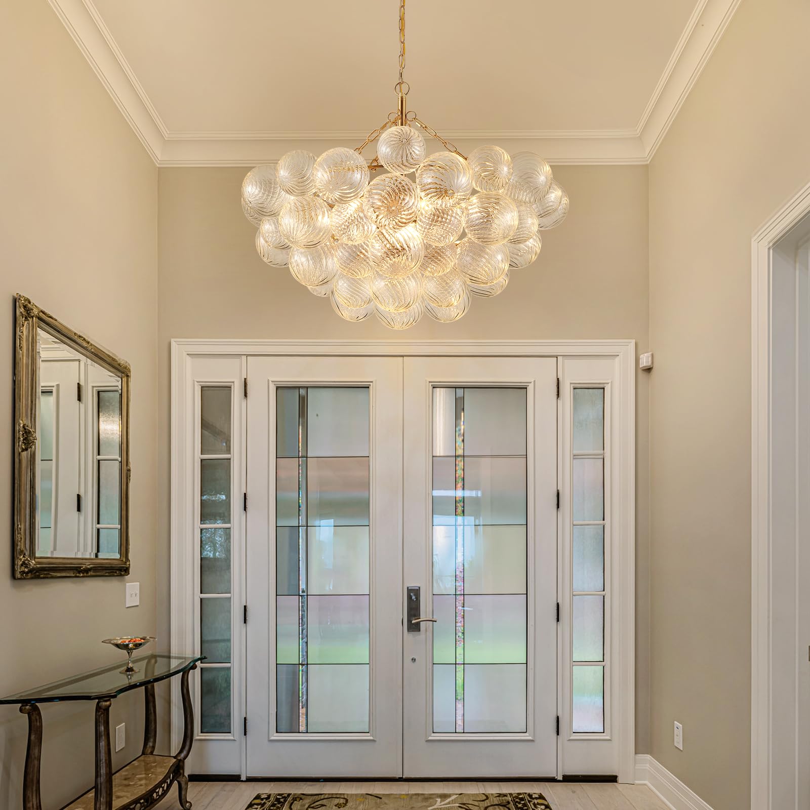 Bubble large Gold シャンデリア Bubble large Gold シャンデリア