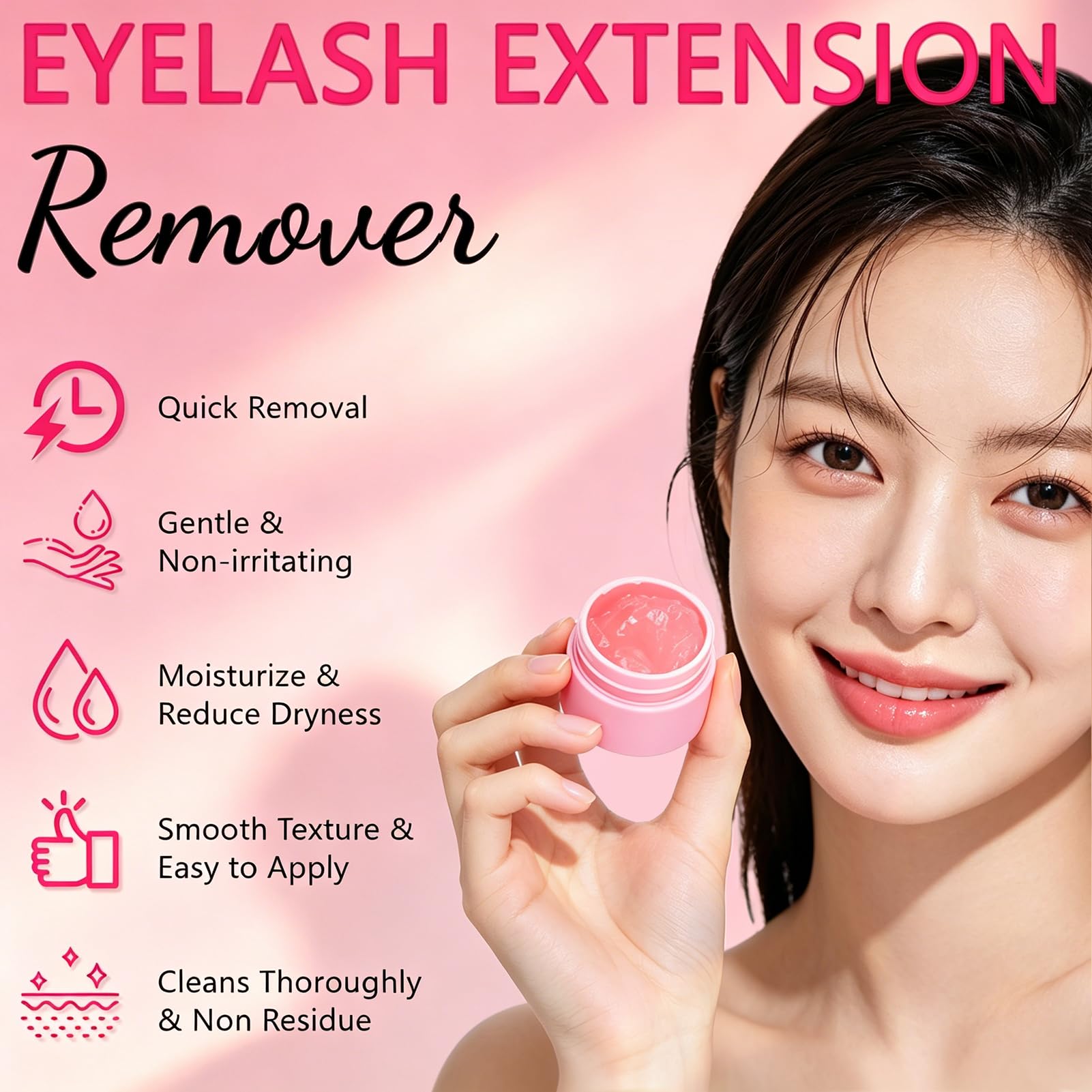 Eyelash Extension Remover - Gentle & Fast -2