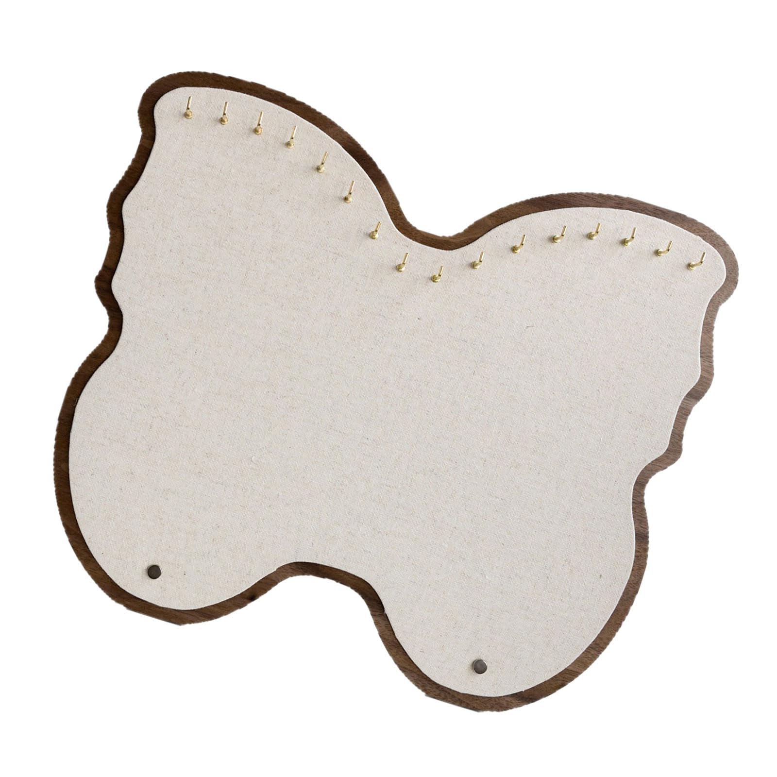 Pannello portagioielli con tessuto lino per accessori