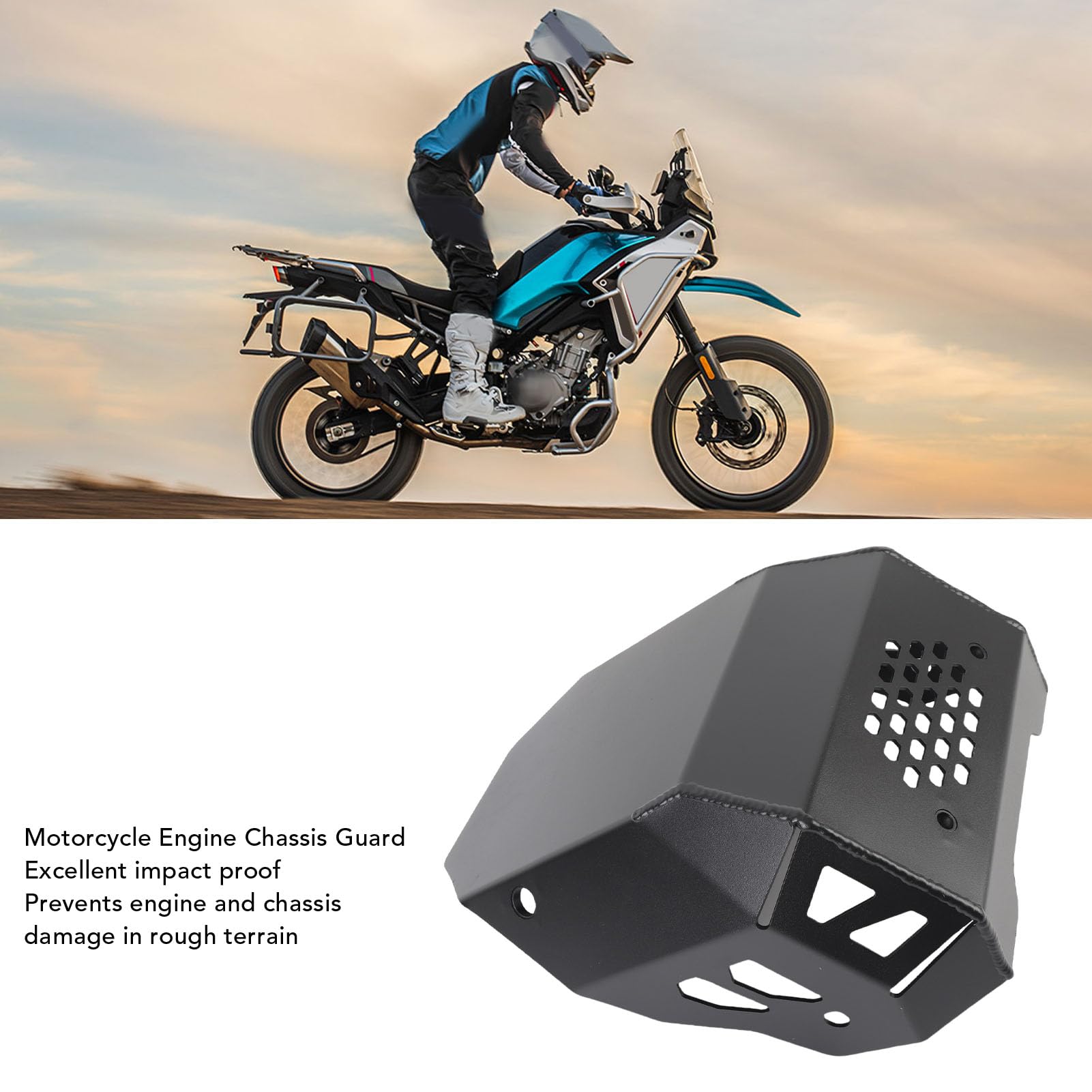 Vikye Protezione Carter Motore, Paracolpi Telaio Leggero in Alluminio, | Protezione ad alta resistenza, installazione semplice, aggiunta elegante, compatibile con 450MT 2024+