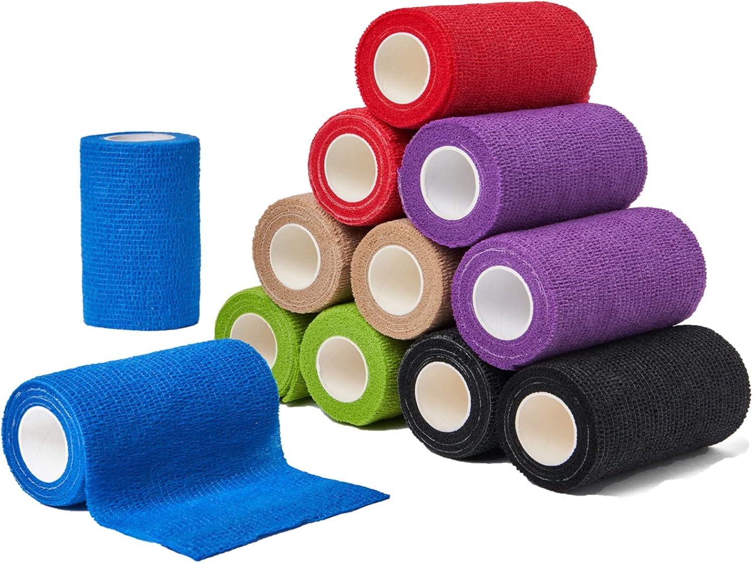 Self Adhesive Bandage Wrap, Vet Wrap 4 Inch, Self Adherent Wrap for