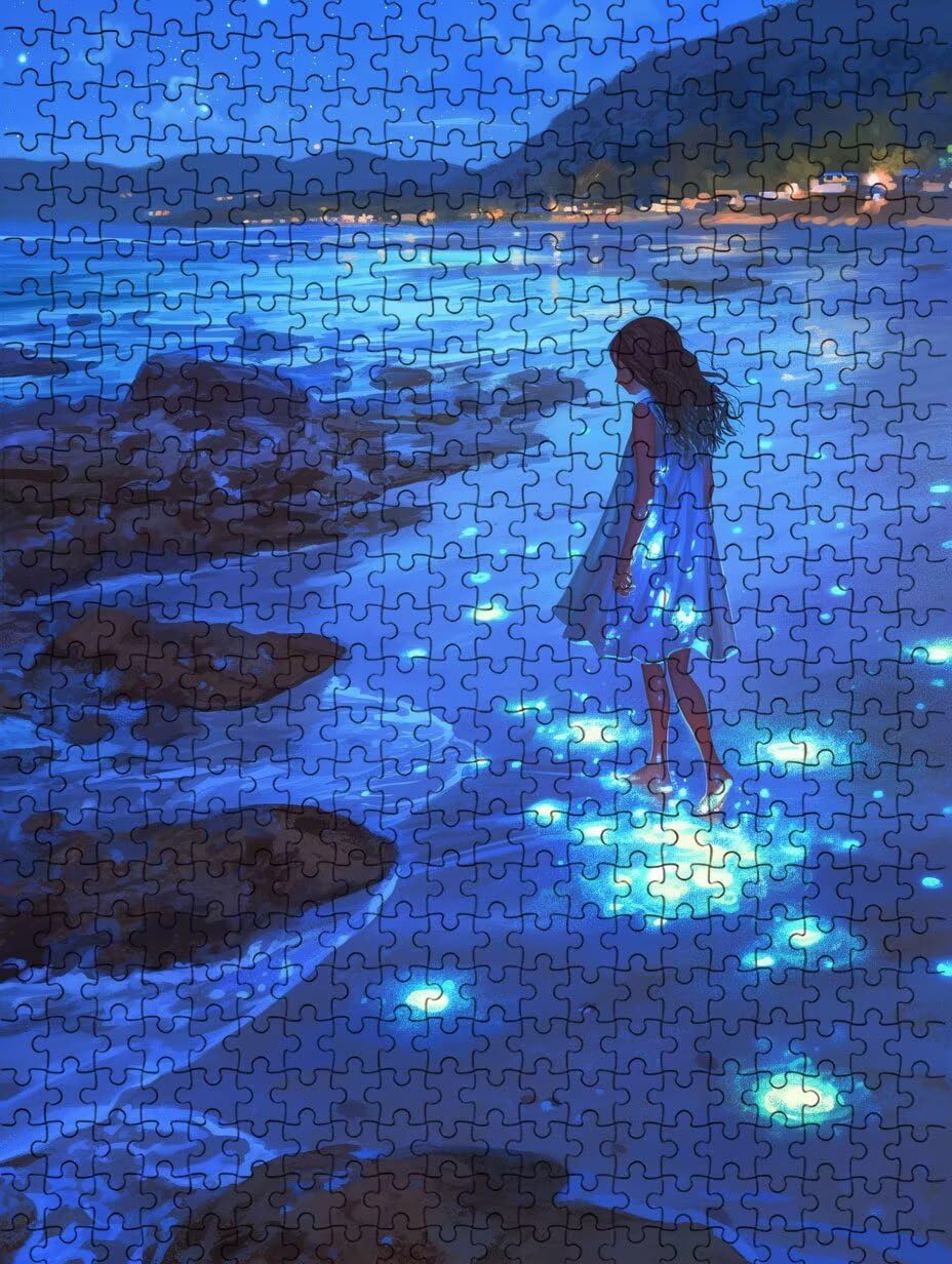 Puzzle 2000 Teile, Blaues Meer Puzzle Erwachsene 2000, Klassische Puzzles, Puzzlespiele für Die Ganze Familie, Geschicklichkeitsspiel, Mit Schöner Verpackung, Dekoration Puzzles und Geschenke FNKL3619