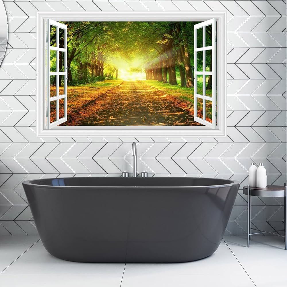 Amazon | 絵画風 壁紙ポスター 風景 景色 おしゃれ ウォール