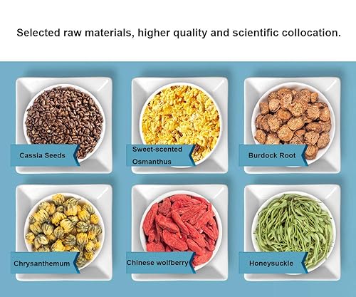 Miniatura 2 de Crisantemo Cassia Semillas Bolsas de Té 564oz 8gX20Bags Madreselva Baya de lobo chino Osmanthus dulce Combinación de Raíz de Bardana de Té Floral