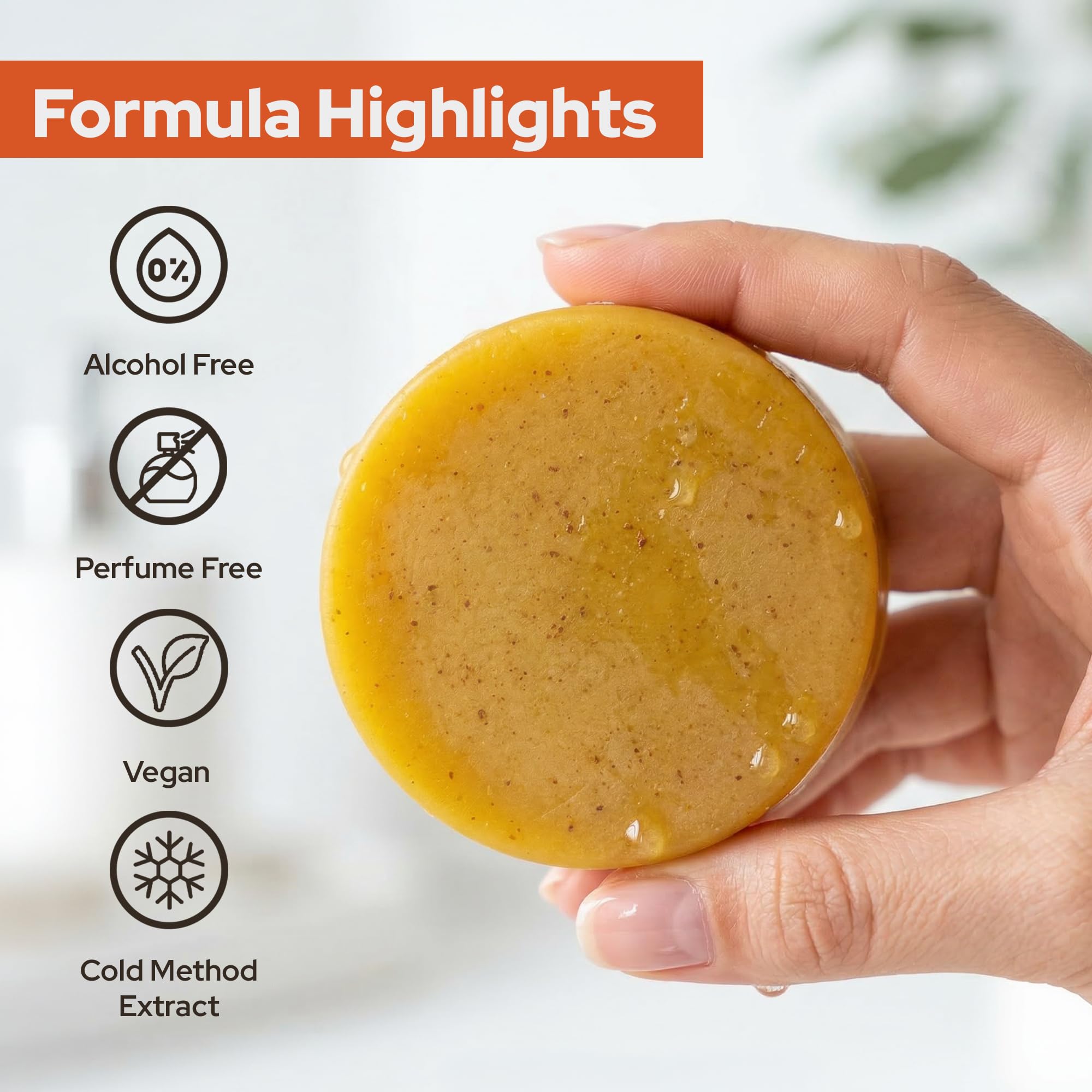 Savon Solide au Curcuma & Acide Kojique - Lot de 2 x 100 g - Nettoyant Visage Éclaircissant Peau - Anti Acne Visage - Peau Éclatante (total 200 g)