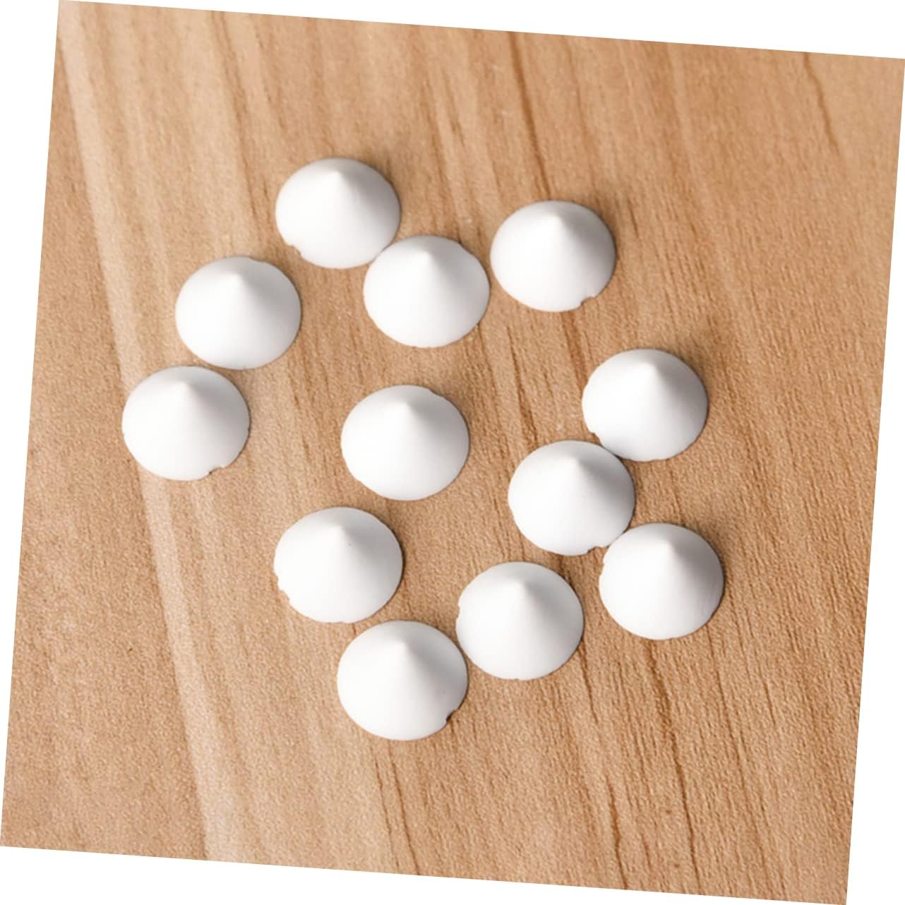 BELLIFFY 100pcs Ceramic Refractory Support Nails for Pottery Kilns High-Temperature Tools for Firing Glazing and Crafting Compact and Easy to Use