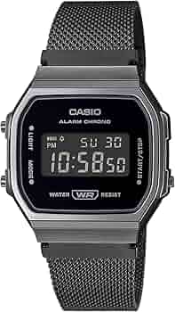 casio デジタル A168WEMB-1Bメッシュメタルバンド ブラック Amazon.co.jp: [カシオ] CASIO デジタル 腕時計 ヴィンテージシリーズ