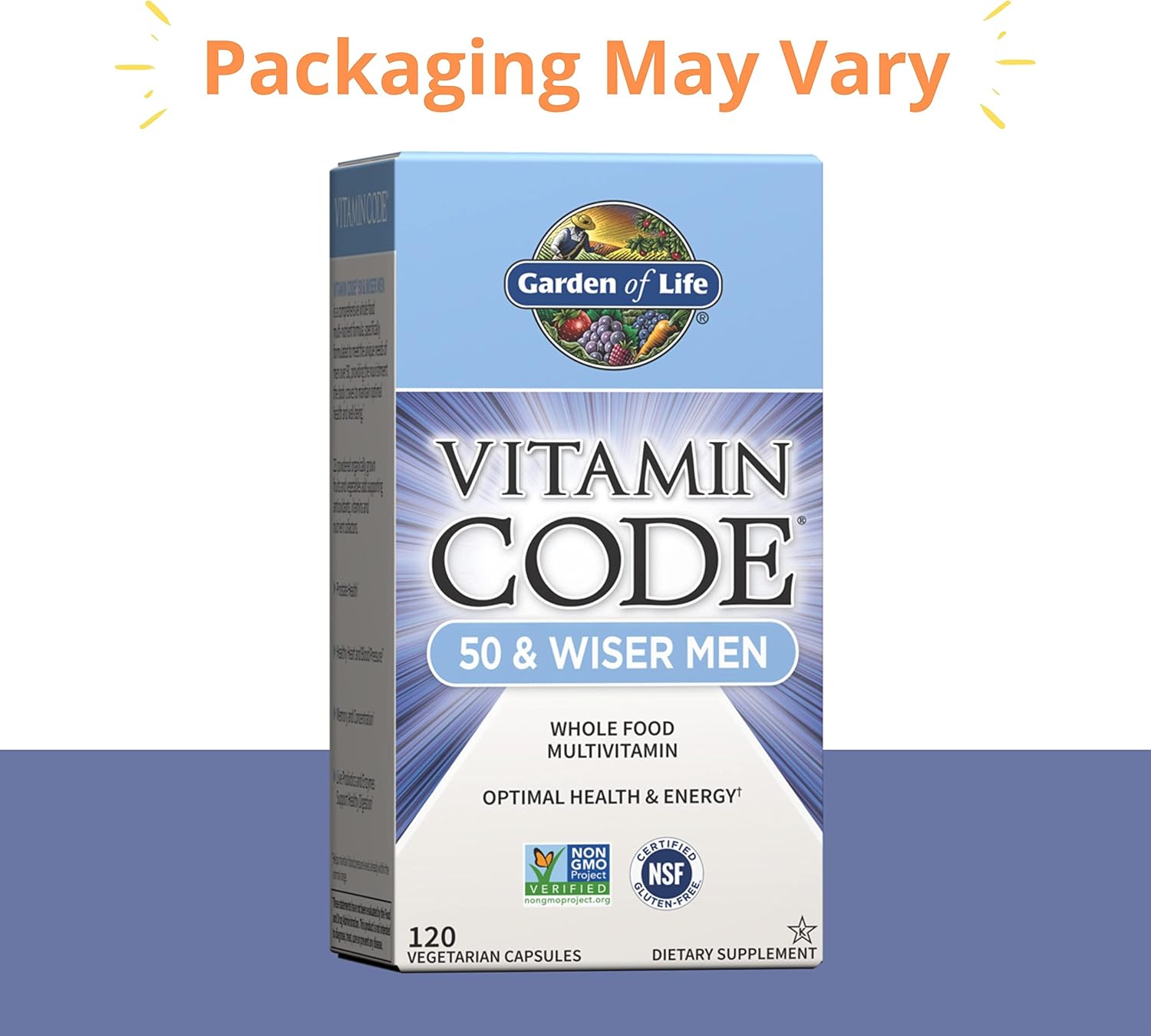 Bеѕt Dеаl Prоduсt Garden of Life Multivitamin for Men, Vitamin Code 50 & Wiser Men's Raw Whole Food Vitamin Supplement with Probiotics, Vegetarian, 120 Capsules Uр Tо 40% оƒƒ Garden of Life Multivitamin for Men, Vitamin Code 50 & Wiser Men's Raw Whole Food Vitamin Supplement with Probiotics, Vegetarian, 120 Capsules