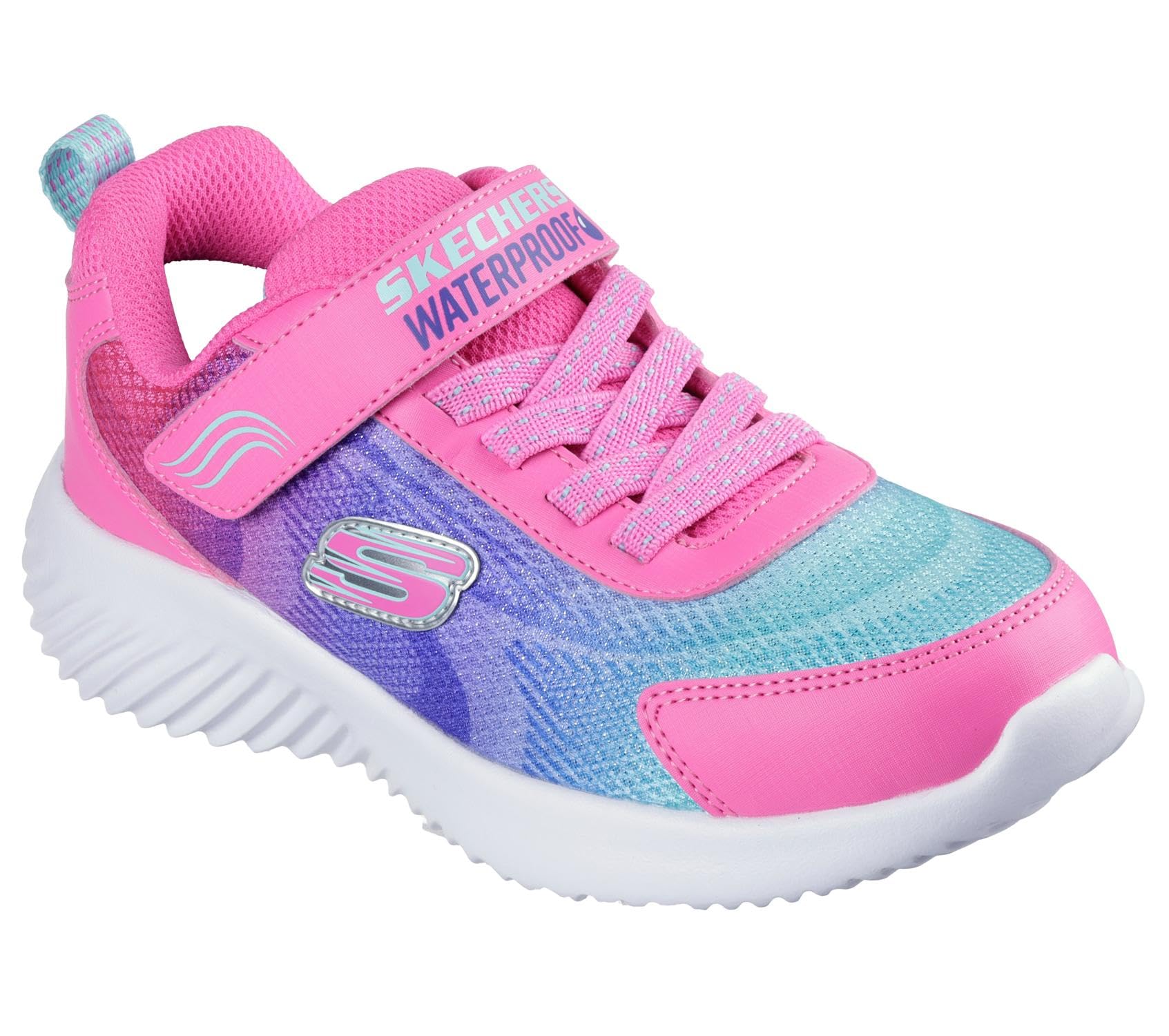 Skechers Mädchen Bounder Sneaker, rose, 13 UK Child