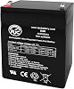 AJC Battery Compatible with Chamberlain 4228 12V 5Ah Garage Door Battery