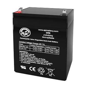 AJC 12V 5Ah Sealed Lead Acid Battery