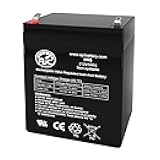 AJC Battery Compatible with Silent Knight ENERJET 12V 5Ah Alarm Battery