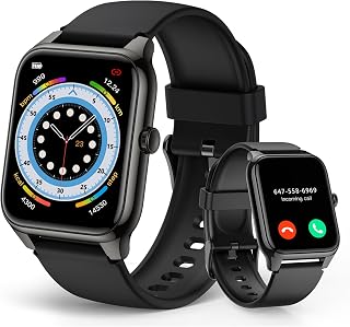Smart Watch, 1.78" AMOLED 368*448 HD Screen, 69 Sports Modes Fitness Tracker with Heart Rate, Blood Pressure, Blood Oxygen, Sleep, IP68 Waterproof Smartwatch with Bluetooth Call for Android iPhone