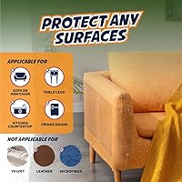 Vista 6 de 18 paquetes de hojas protectoras para muebles contra arañazos de gatos – Protector transparente para sofá y sofá contra las garras de los gatos