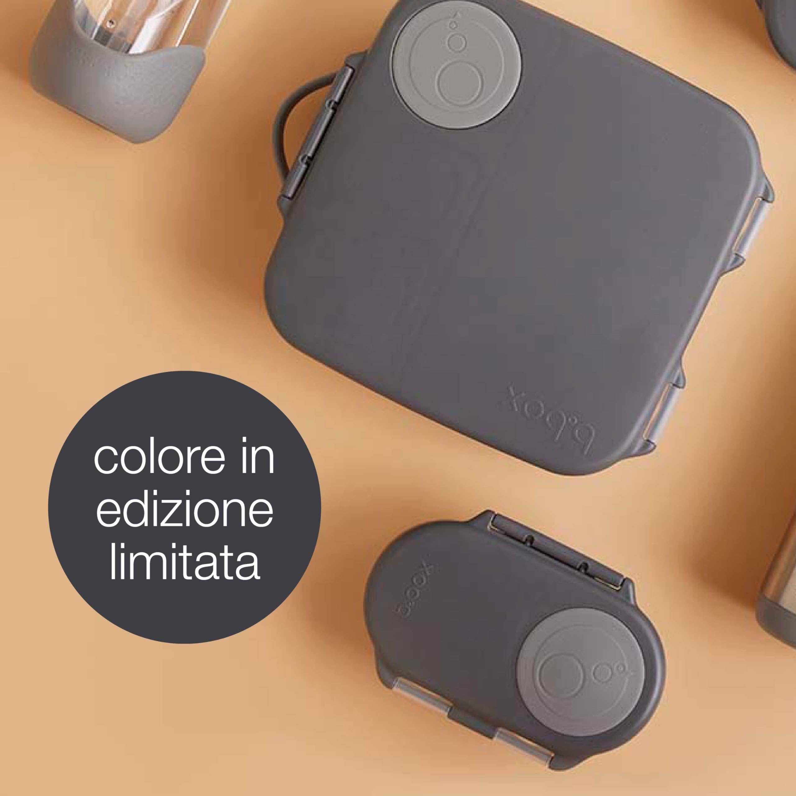 b.box Mini Bento Box 2 Scomparti a Prova di Perdite Porta Pranzo Bambini Scuola Senza BPA