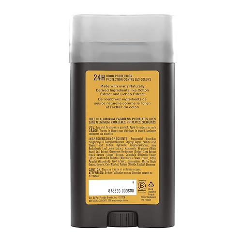 Miniatura 9 de Every Man Jack Juego de desodorante de la colección, incluye tres barras desodorantes de tamaño completo con ingredientes limpios y aromas