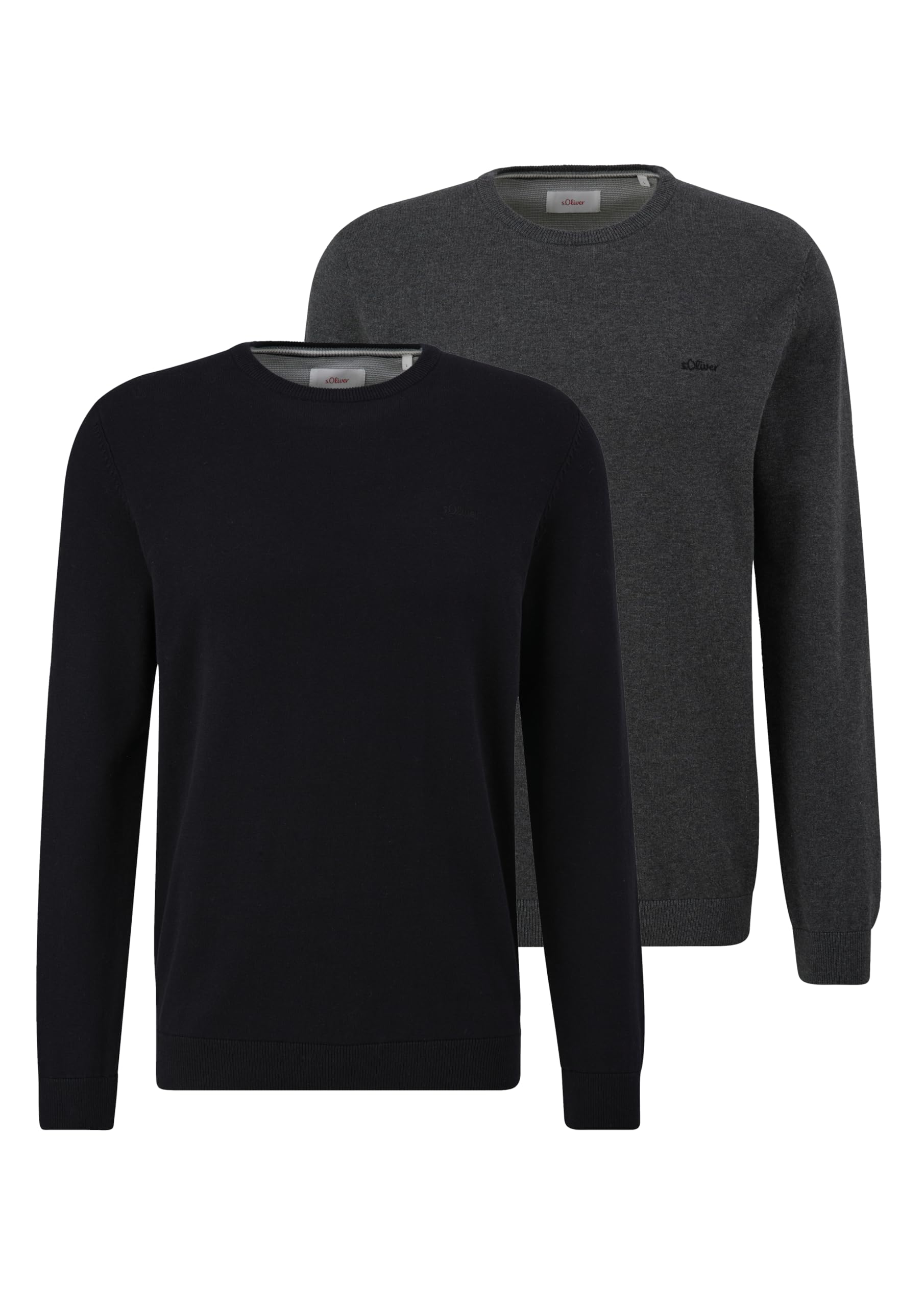 s.Oliver Sweter męski, 99 x 0 czarny, XL