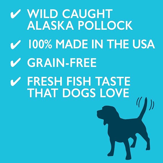 Sustainable Wild Alaskan Fish Oil for Dogs Skin and Coat EPA + DHA Omega 3 Oil - Fatty Acids Dog Supplements - Support Fur Coat and Brain Health - Natural Liquid Food Topper for Pets 8 oz. Pump