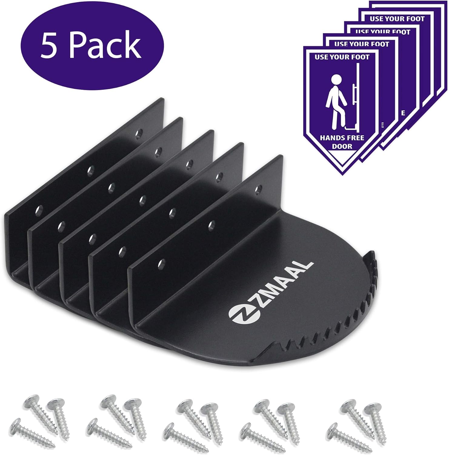 Exclusive Discount 90% Price ZMAAL Hand Free Door Opener - touchless Foot or Toe Pull Opener for Drawer, Cabinet and Bathroom Doors (5, Black) Best Cyber Deals 🔥 ZMAAL Hand Free Door Opener - touchless Foot or Toe Pull Opener for Drawer, Cabinet and Bathroom Doors (5, Black)