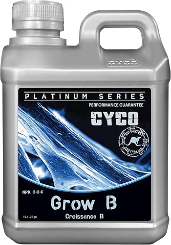Vista 4 de CYCO Grow A, Nutrientes líquidos para plantas hidropónicas, 2-0-0, 20 litros