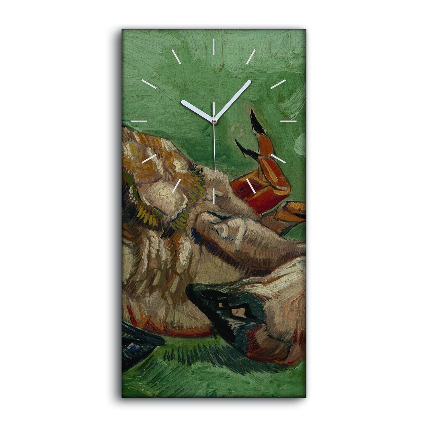 Horloge sur toile 30x60cm pas de tic tac image moderne crabe salon