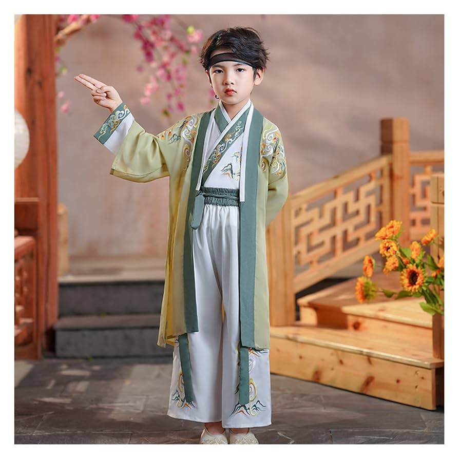 A6）古い中国の人形　 骨董品　中国少男 民族衣装 男の子 刺繍服装 A6）古い中国の人形 骨董品 中国少男 民族衣装 男の子 刺繍服装