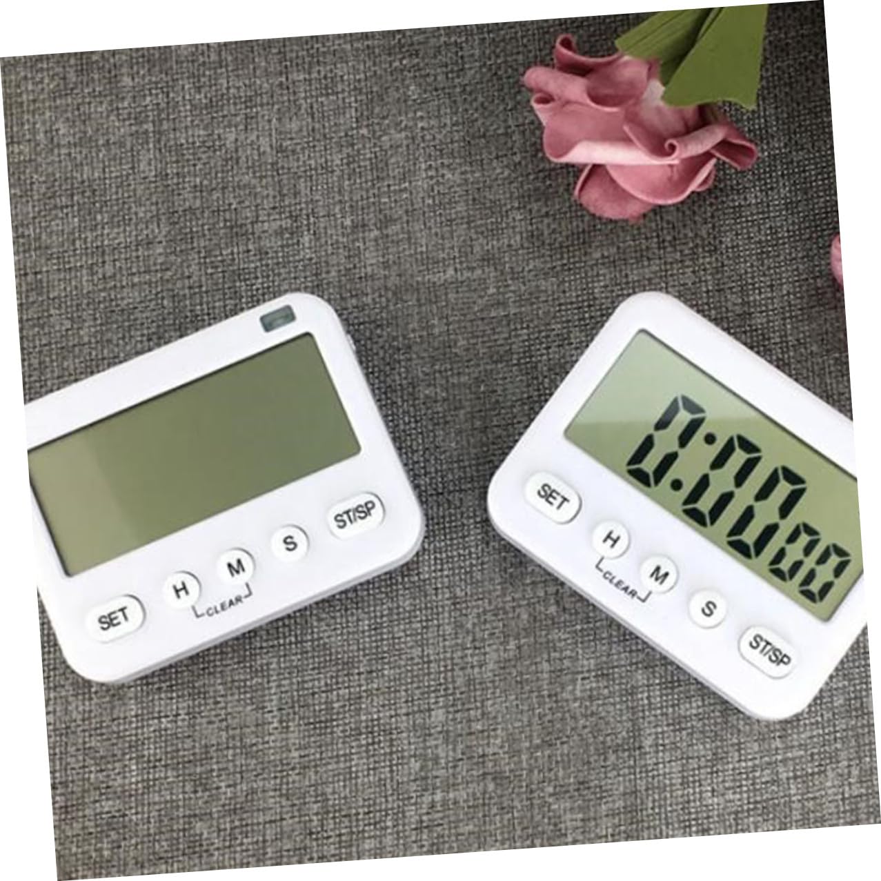 Temporizador de Cocina Digital con Pantalla LED Grande Alarma Silenciosa con Vibración Recordatorio Práctico para Estudiantes y Uso Infantil Modelo Ys