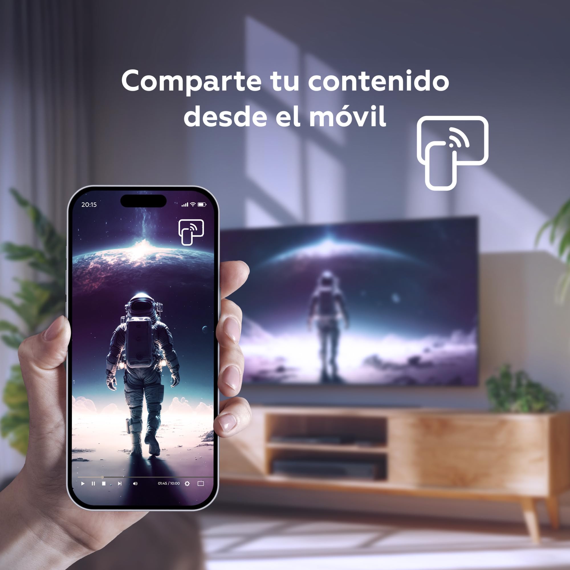 TD Systems - Smart TV 55 Pulgadas 4K Android 11, Control por Voz, televisión TDT HD. Televisor con 3 años de Garantia - PRIME55C14S