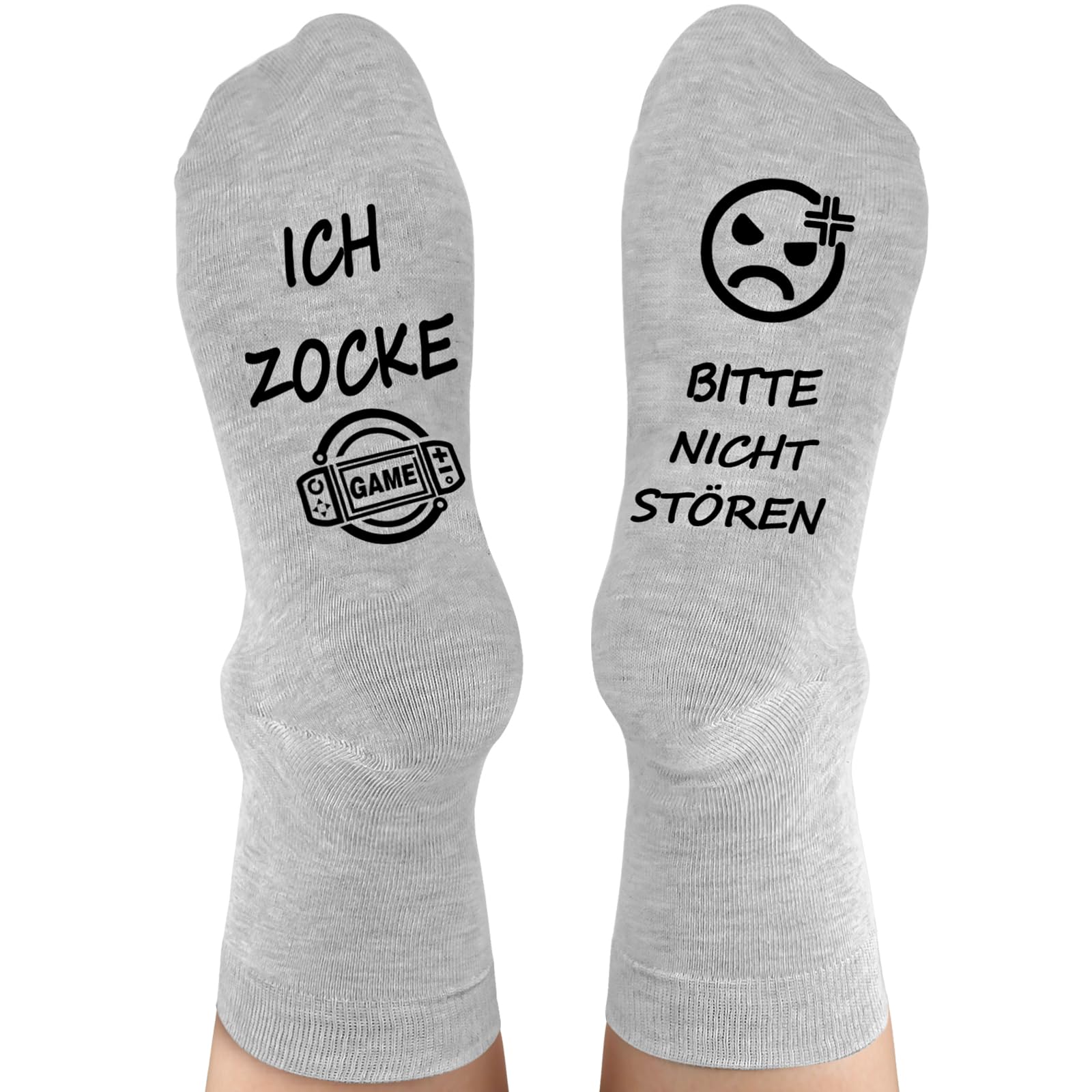 Dealswin Lustige Gaming Socken Gamer Geschenk Mit Spruch Bitte Nicht Stören Ich Zocke Zocken Socken Lustig Neuheit Weihnachts Ostern Geburtstag Geschenke Für Zocker Männer Herren Jungs Frauen Damen