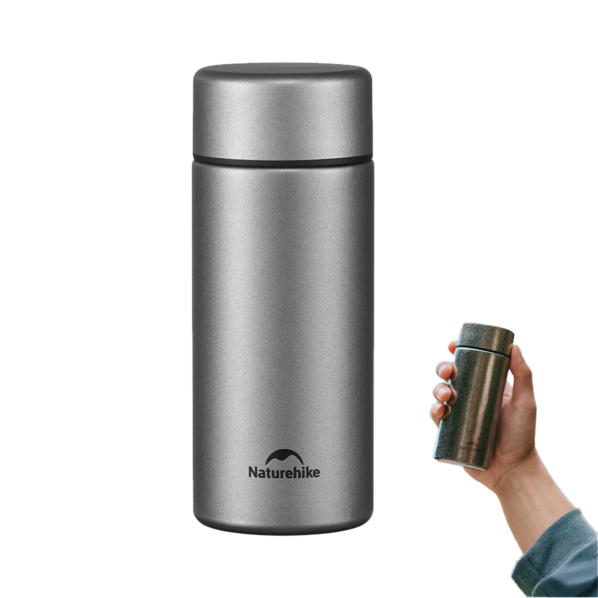 Amazon | Naturehike 水筒 200ml ミニ 純チタン 95%抗菌率 128g超軽量