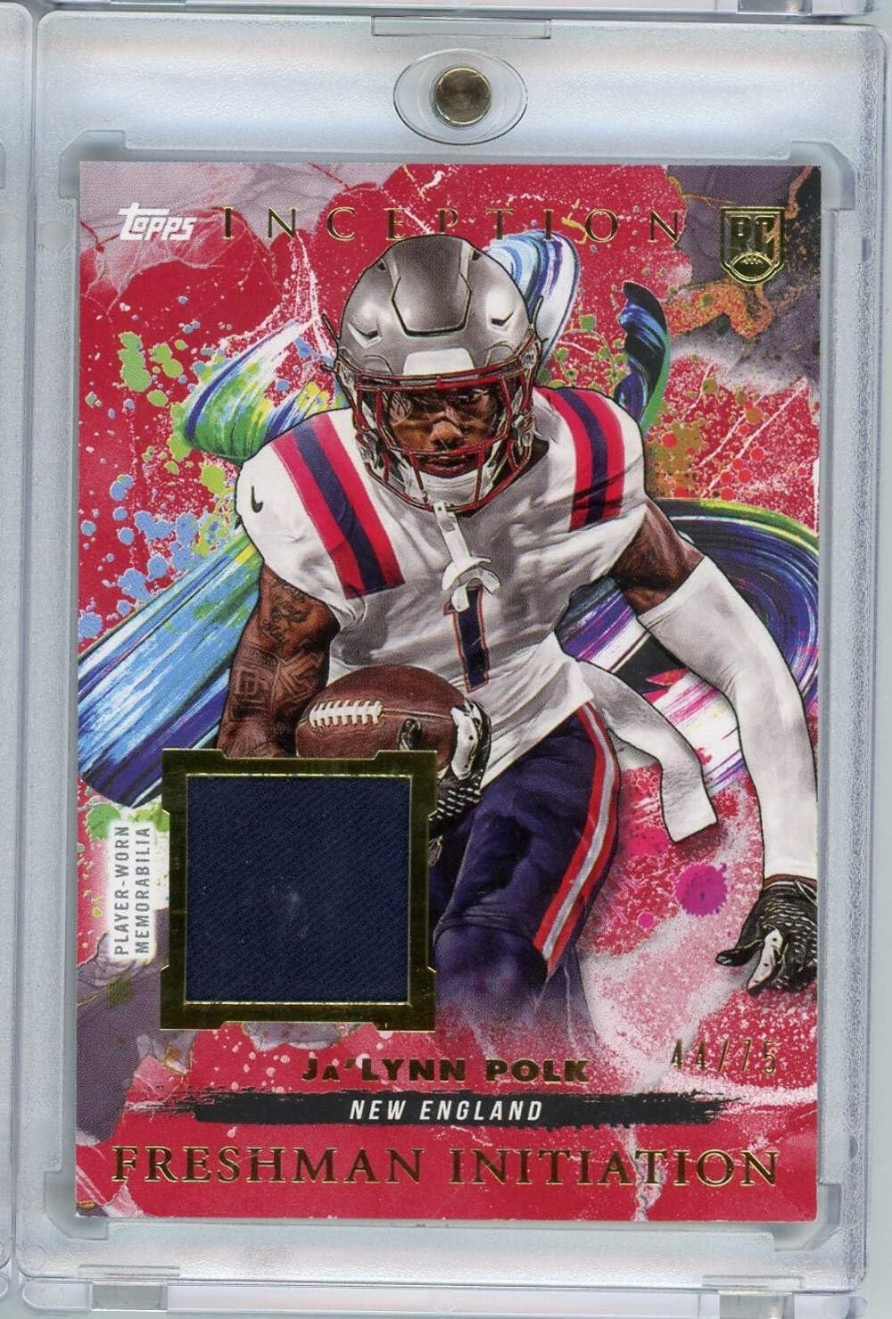 2024 Topps Inception Freshman Initiation Ja'Lynn Polk #FI-16/75 Relic Rookie RC Football Card