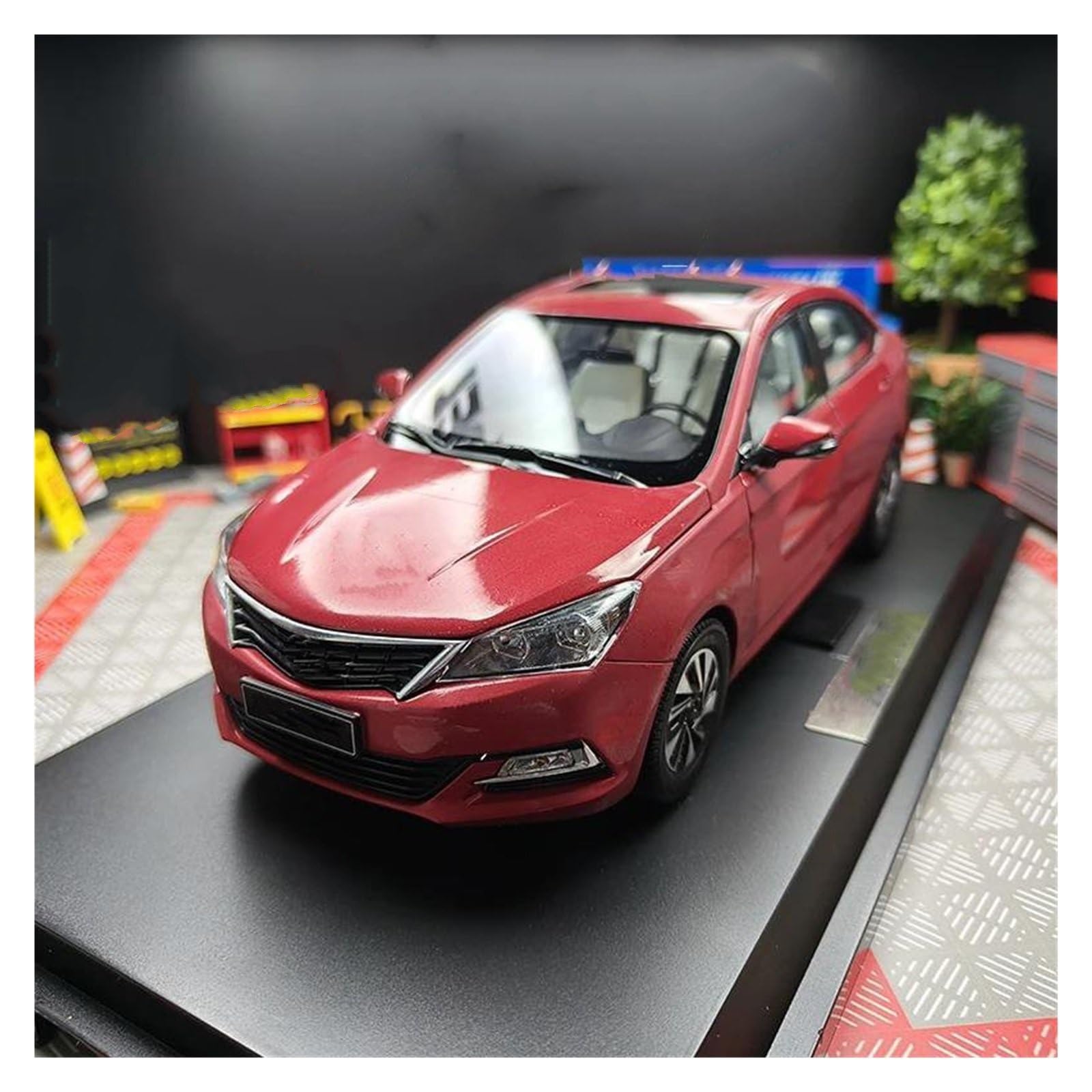 BANKOTO Diecast Car 1:18 For Changan For Yuexiang V7 Alloy Static Die-cast Car Model Collection Collectible Model