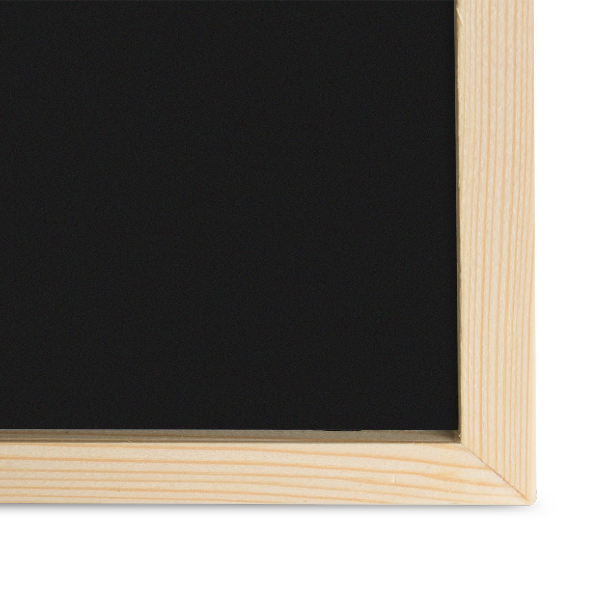 DOEWORKS 90 cm x 60 cm naścienna tablica tablicowa tablica ogłoszeń do domu, szkoły i biura, drewniana tablica kredowa