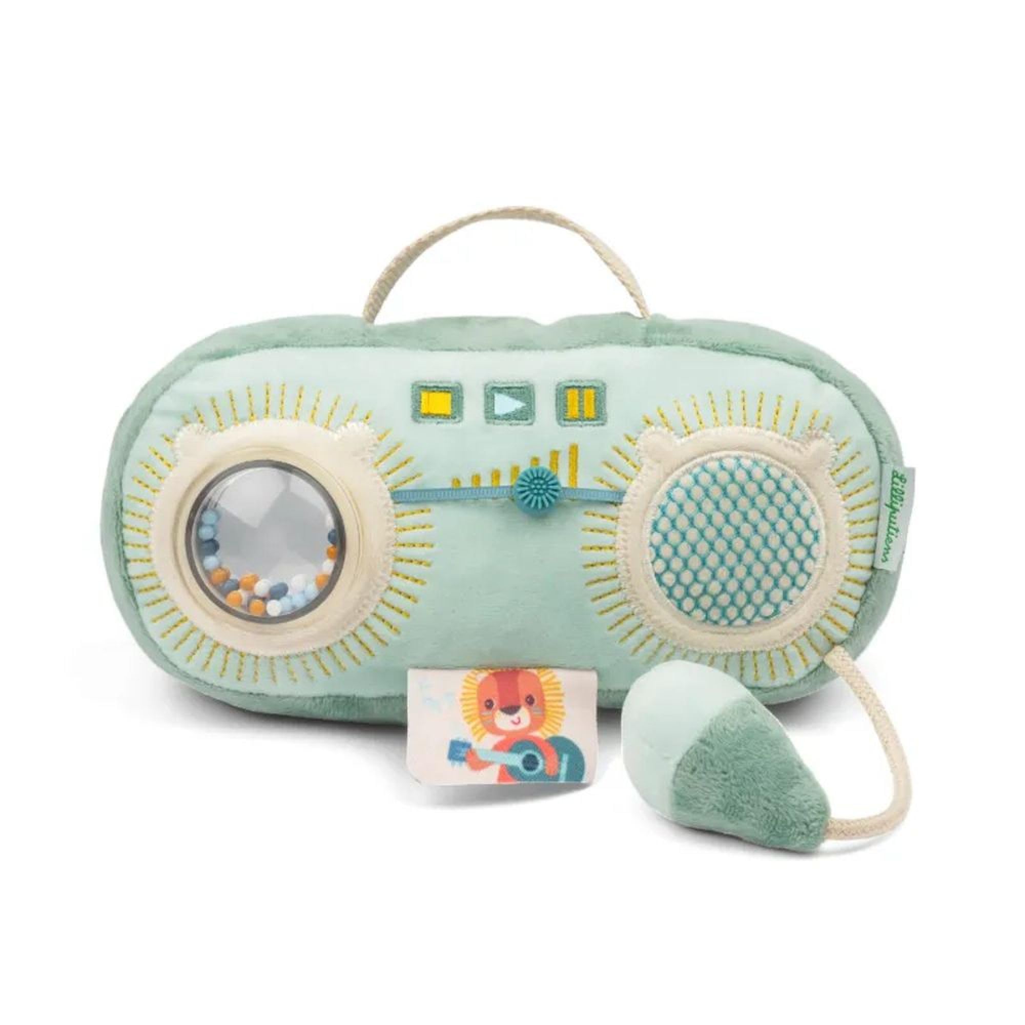 Lilliputiens, Radio Joe, Muzyczna zabawka do przebudzenia z 5 dźwiękami, od