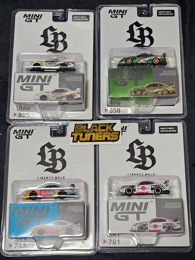 リバティーウォーク minigt シルビア s15 4セット リバティーウォーク