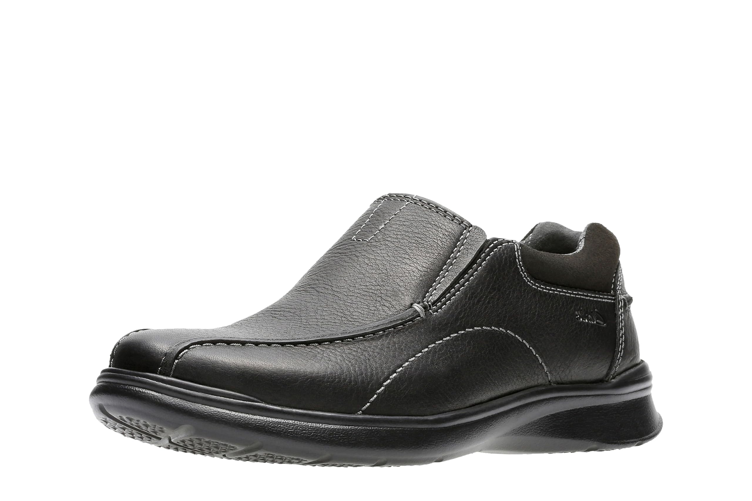 Clarks Cotrell Free Schlupfschuhe für Herren, Schwarz (Black Oily Leather), 41 EU
