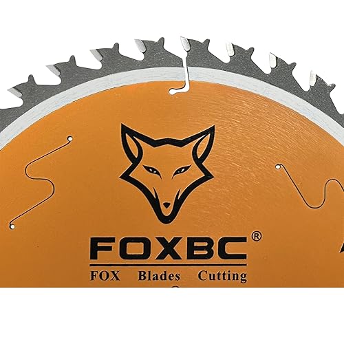 Miniatura 4 de FOXBC Hoja de sierra circular de 7-14 pulgadas, 40 dientes para SKIL, DeWalt, Milwaukee, Black+Decker, Makita, Sierra circular Ryobi - Paquete de 2