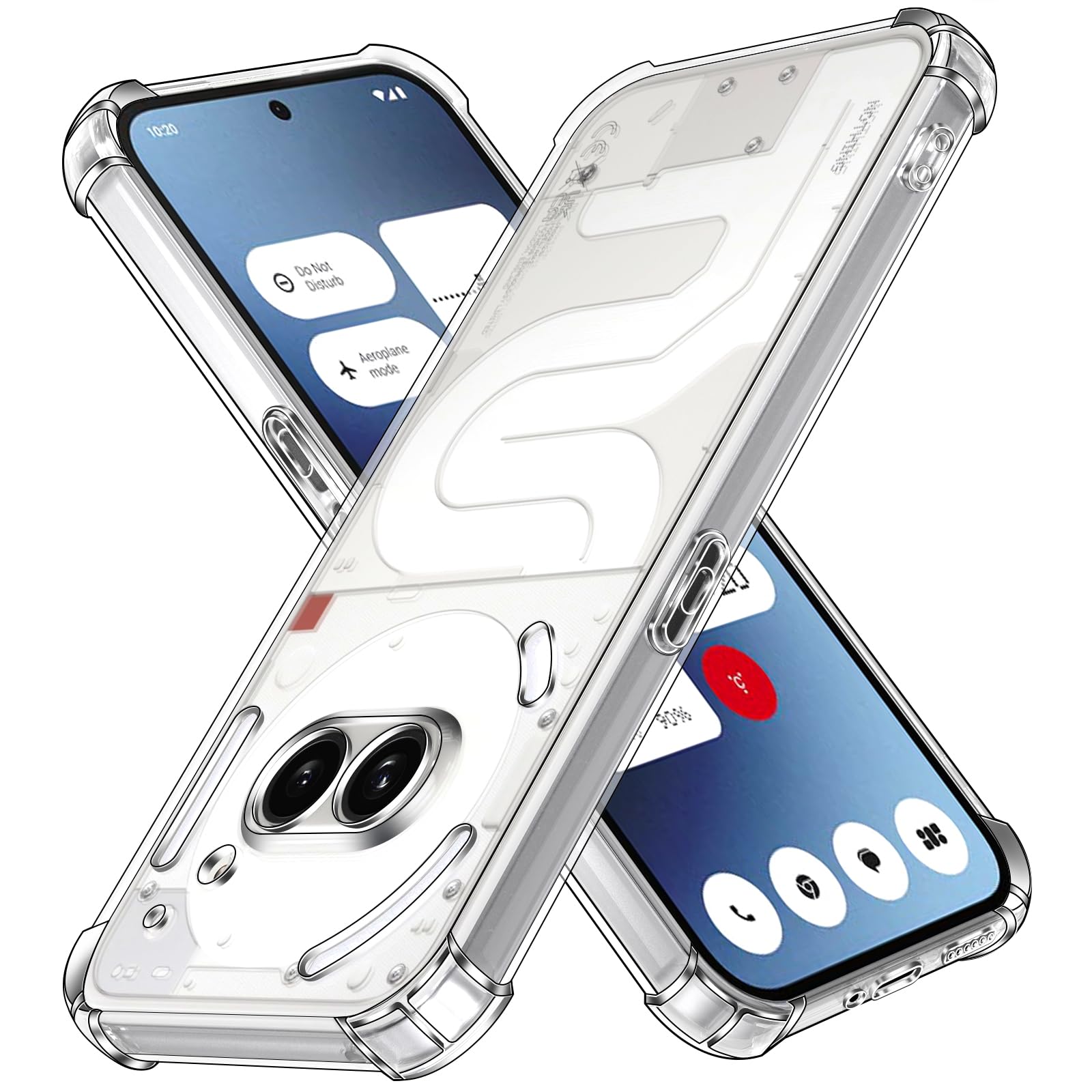 iVoler Cover per Nothing Phone 2a / 2a+ / 2a Plus, Custodia