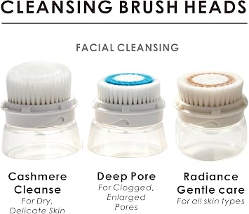 Facial Cleansing Brush Head for Clarisonic Mia 2 Brush Head Replacements