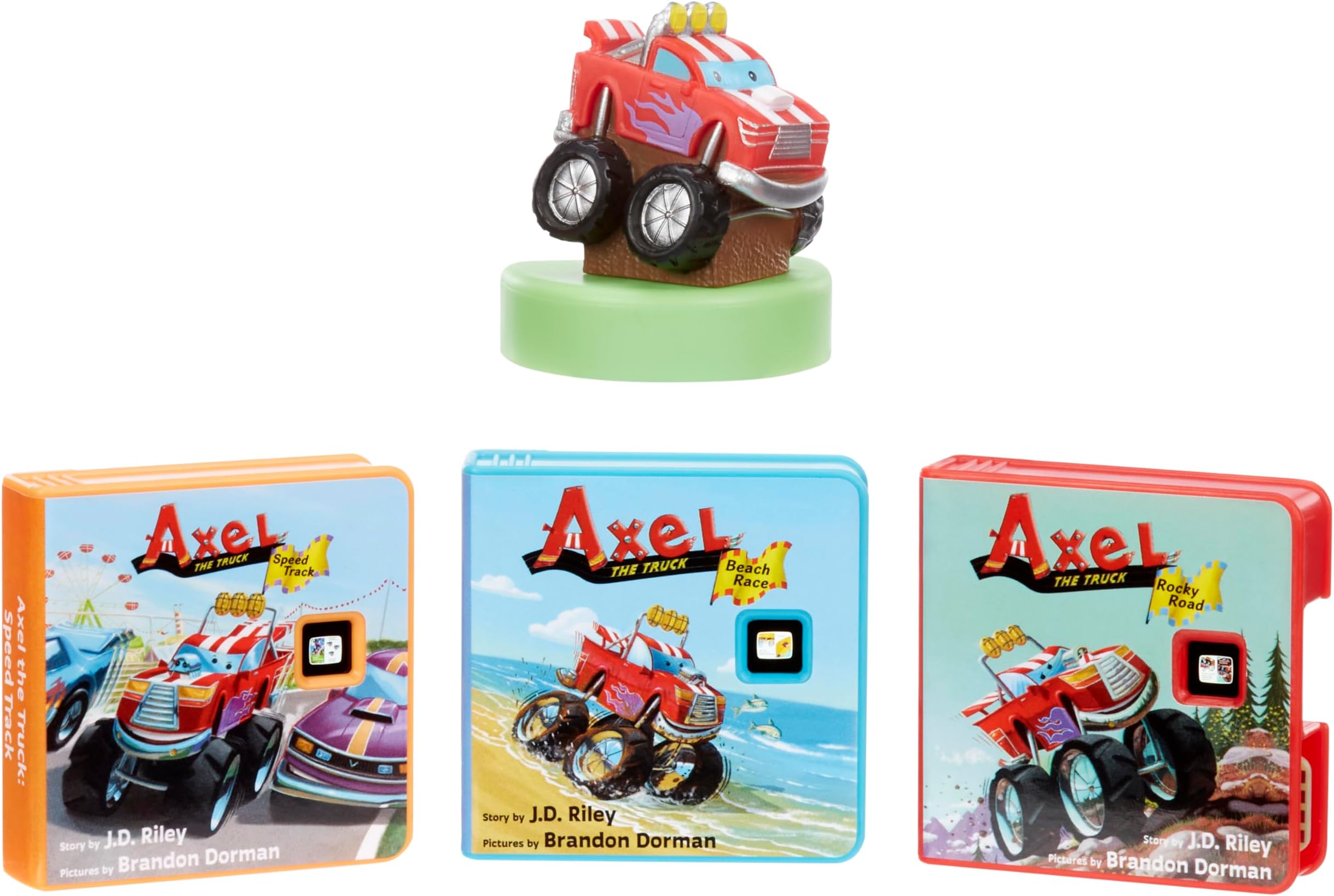 Story Dream Machine Axel the Truck Story Collection, Storytime, Books, HarperCollins, Audio Play Character, Gift and Toy for Ages 3+ Years