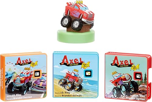 Little Tikes Story Dream Machine Axel The Truck Story Collection, Storytime, libros, HarperCollins, personaje de reproducción de audio, regalo y