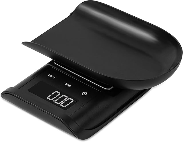 Salter 1360 BKDR Pocket Precision Electronic Scale, 0.01g Increments, Compact Travel, Portable Digital Scales, Weigh Food, Delicate Jewellery, 300 g Max Capacity, Easy Read LCD, Black